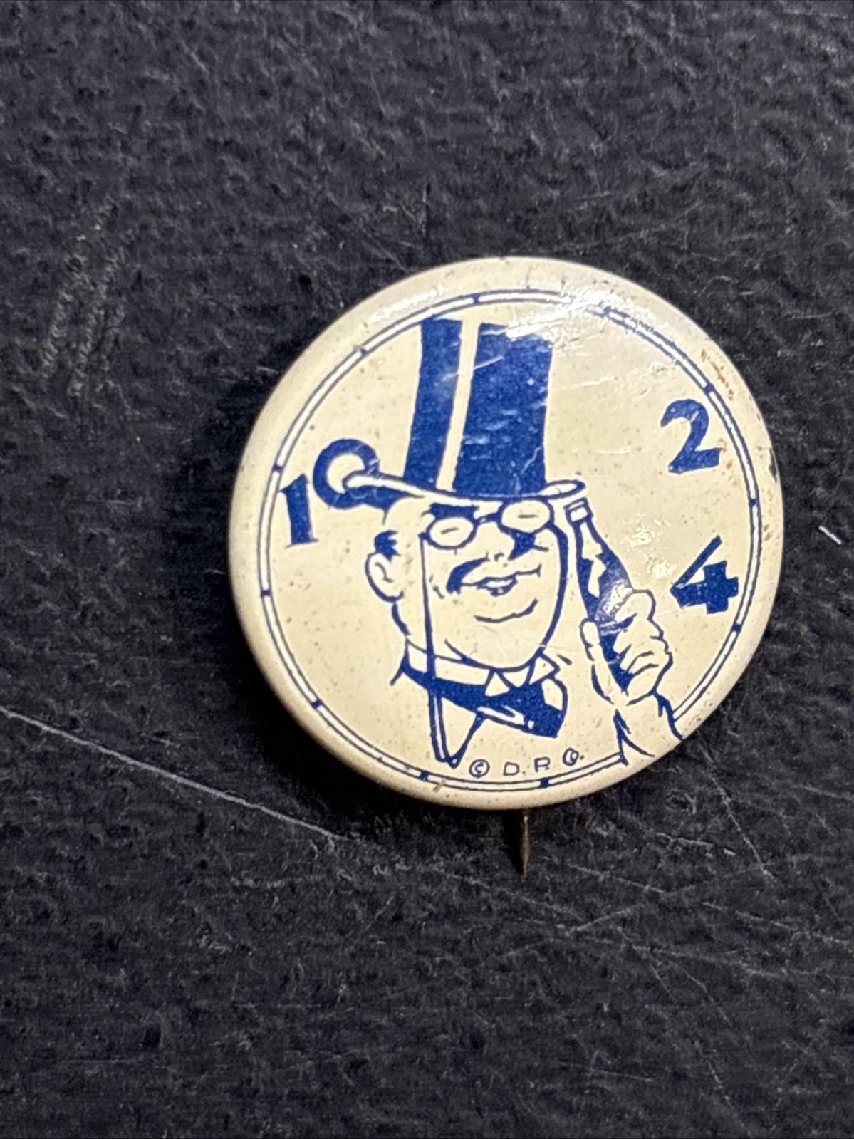 De colección DR. PEPPER 10-2-4 Soda Publicidad Pinback Botón - Antiguo Documento