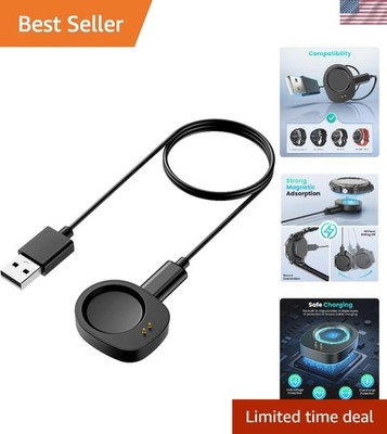 Magnetic Dock Charger for Amazfit Active Max/T-Rex 3 & Balance 2 - 3.3ft
