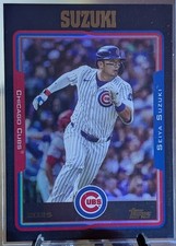 2025 Topps Archives - 2005 Topps Seiya Suzuki #232 Black Foilboard W/ Base Cards