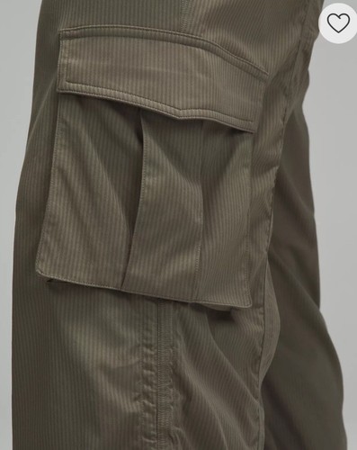 Lululemon Dance Studio Relaxed-Fit Mid-Rise Cargo Pant Army Green Size Small - Foto 12 di 14