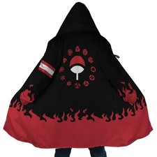 Personalized Naruto Uchiha Clan Anime Hoodie Coat Dream Cloak