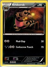 Krokorok 65/108 Uncommon Dark Explorers Pokemon Lightly Played