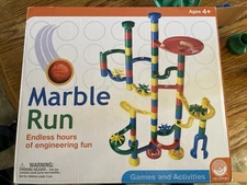 Mind ware Marble Run 55 Pieces Set With 10 Marbles For Kids