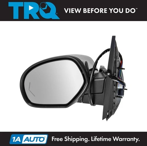 TRQ Mirror Power Folding Heated 11 Dot LED Turn Signal Driver Side LH for GM New