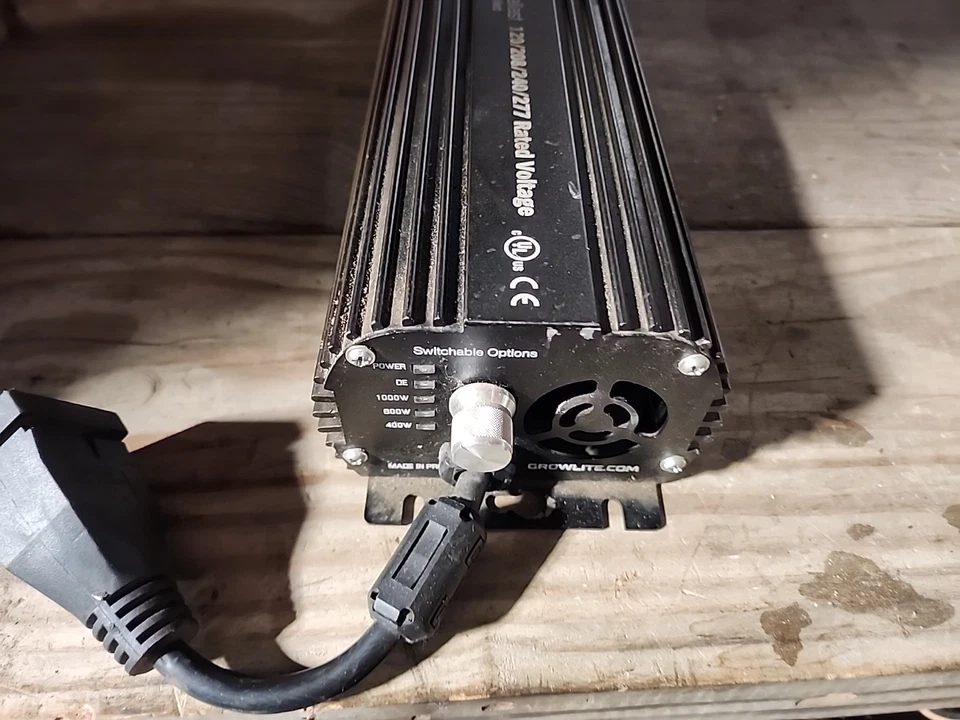 Growlite 1000 Watt Electronic Switchable Ballast DE Enabled 120/208/240/277 Volt - Image 3 of 4