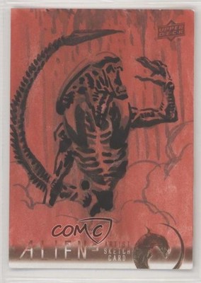 2021 Upper Deck Alien 3 1/1 Abdul Ghofur #SKT Auto Sketch p1l