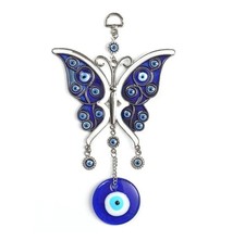 Turkish Blue Glass Evil Eye Hanging Nazar Battu Feng Shui Vastu Home Office