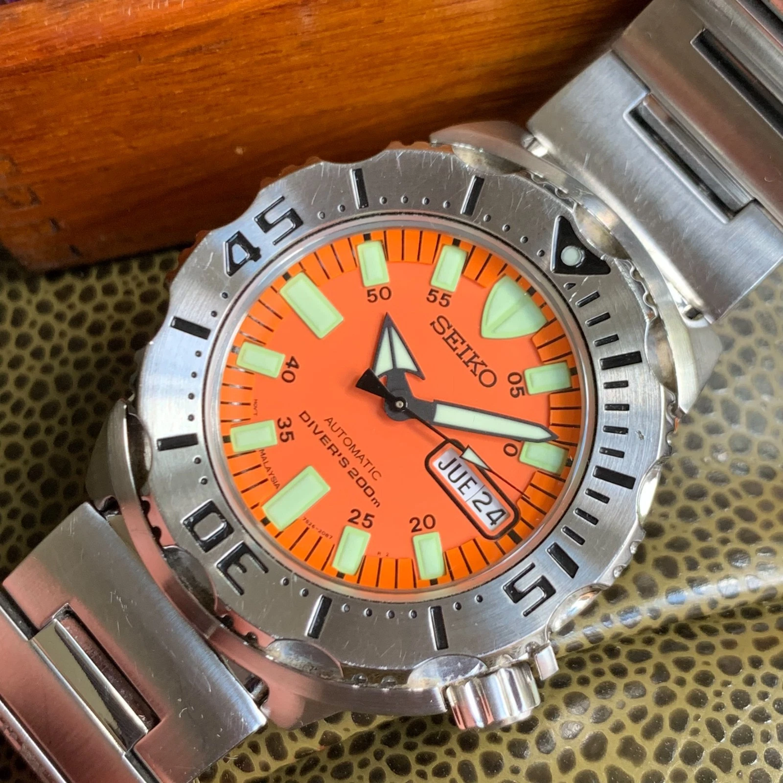 Seiko "Orange Monster" Diver Ref. 7S26-0351 Automatic 42.5mm Wristwatch