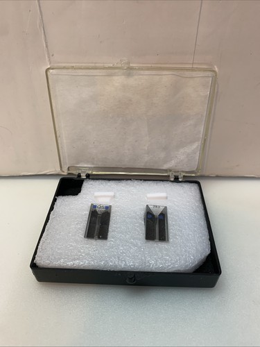 2x Fisher Scientific 14-385-927B Absorption Cell Quartz QS 1.000mm Cuvette 283