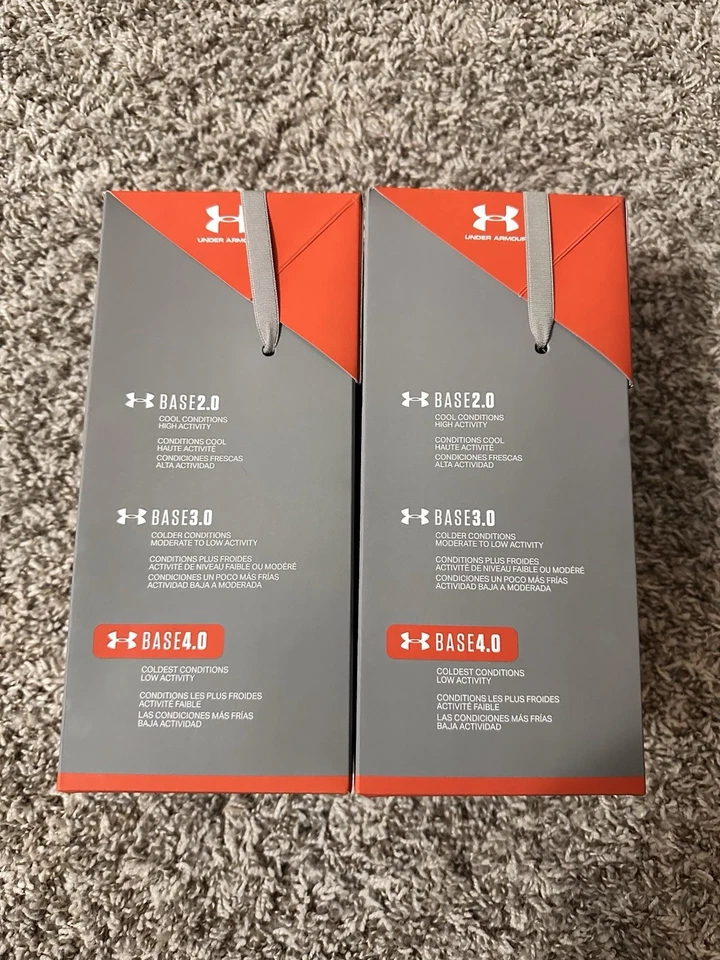 Conjunto Under Armour Packaged Base 4.0 Crew and Legging - Para Hombre Talla Pequeña Negro Foto 2 de 4