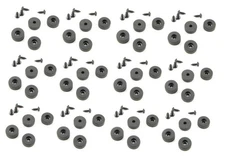 (48 PACK) PROCRAFT 5/8" x 9/32" Rubber Feet for Amp/Case/Cab w/Screws - F6282