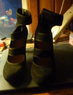 CHIE MIHARA BLACK ZIP HI ANKLE SHOES — photo 1