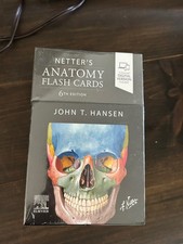 Netters Anatomy Flash Cards 6th Edition new i...