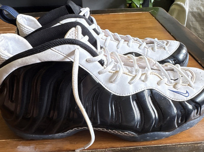 Nike Air Foamposite One Concord Black White High Top Basketball 314996-005