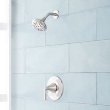 Signature Hardware SHPR8020GZBN Provincetown Shower Set Trim, Brushed Nickel