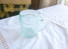 Rare Antique Blue Glass Half Pint Jug