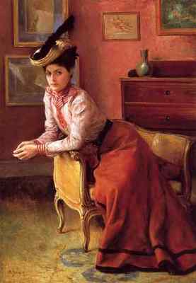 Stewart Julius Leblanc Elegante Au Sofa A4 Print