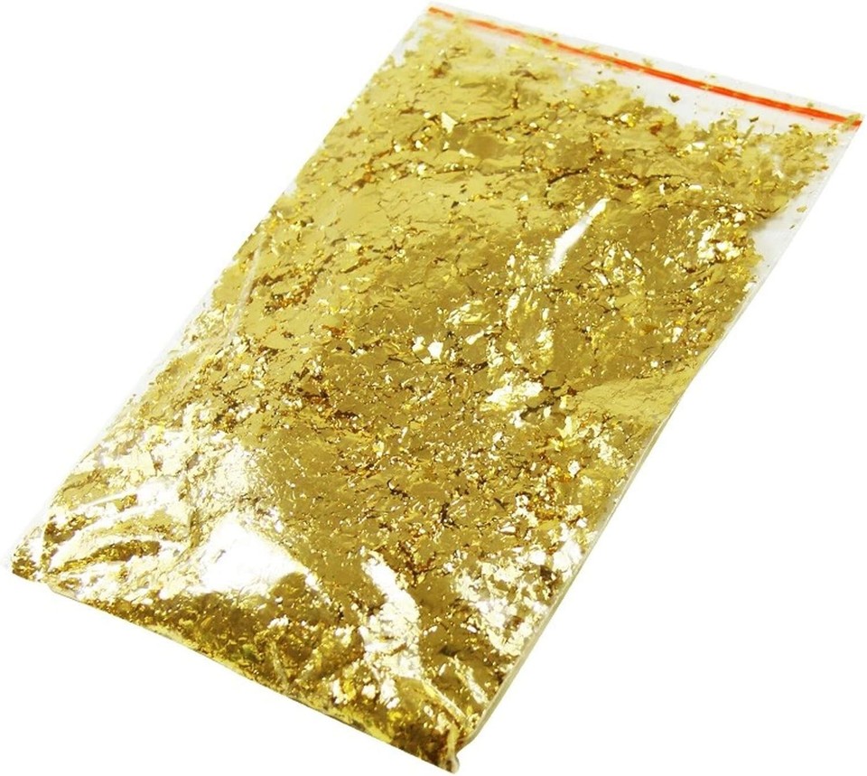Gold Leaf Flakes 3g Resin Art All Crafts Nail Painting Decorations