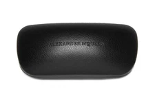 ALEXANDER McQUEEN Sunglass Eyeglass Case ONLY Black Hard Clam Shell