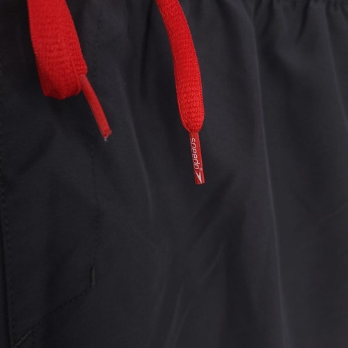 Speedo Gray Red Swim Trunk Iner Mesh Mens Size Large - Picture 4 of 9