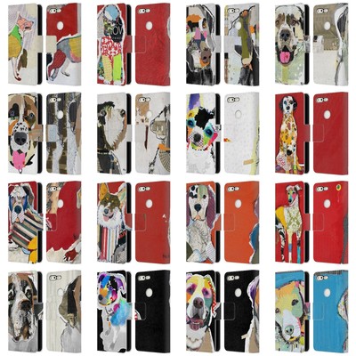 OFFICIAL MICHEL KECK DOGS 2 LEATHER BOOK WALLET CASE COVER FOR GOOGLE PHONES