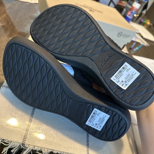 Damen Clarks, Arla Stroll Sandale 26177184 Schwarz Stoff - Bild 6 von 7