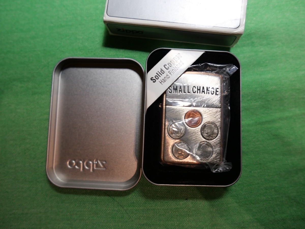 絶版 2003 SMALL CHANGE Zippo Zippo 2003 03 Solid Copper Small Change | eBay