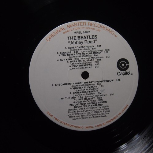 The Beatles Abbey Road ORIGINAL MASTER RECORDING MOBILE FIDELITY LP VINYL ALBUM - Imagen 4 de 4
