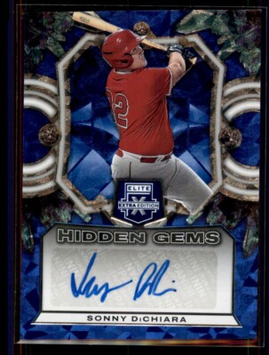 2023 Elite Extra Edition HIDDEN GEMS Sonny DiChiara Los Angeles Angels Auto
