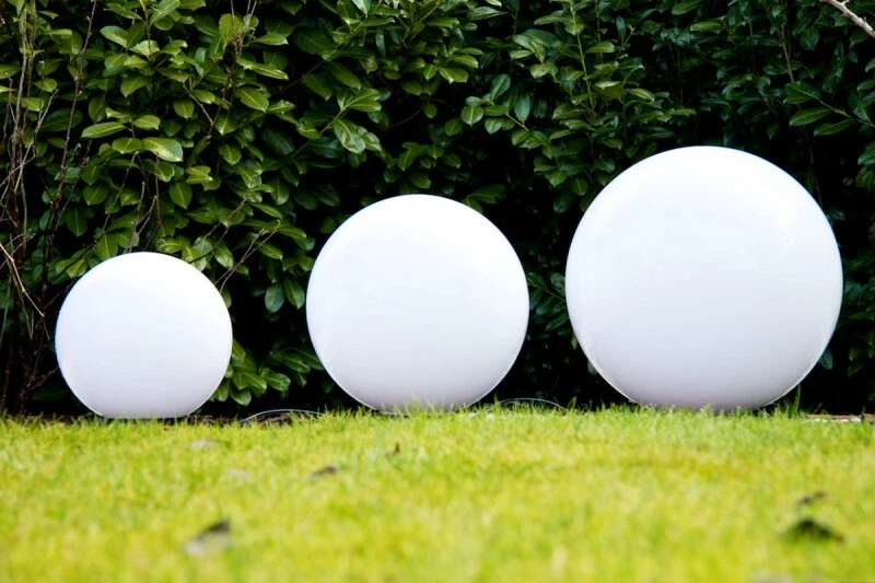 Kugelleuchten Set Gartenleuchte Außenlampe Gartenlampe Erdspiess Außenleuchte - Bild 4 von 4