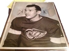 SYD HOWE 1943 DETROIT RED WINGS NHL HOCKEY PHOTO PHILADELPHIA QUAKERS TIGERS