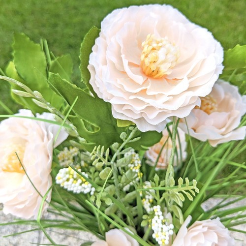 Artificial Flowers Sheaf Bunch Tall Grass Large Indoor Outdoor Realistic Bouquet - Picture 46 of 62