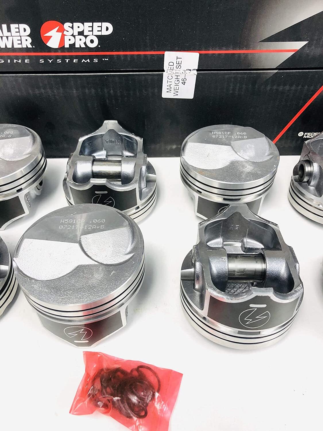 SPEED PRO Hypereutectic Coated 30cc Dome Pistons Set/8 for Chevy BB 454