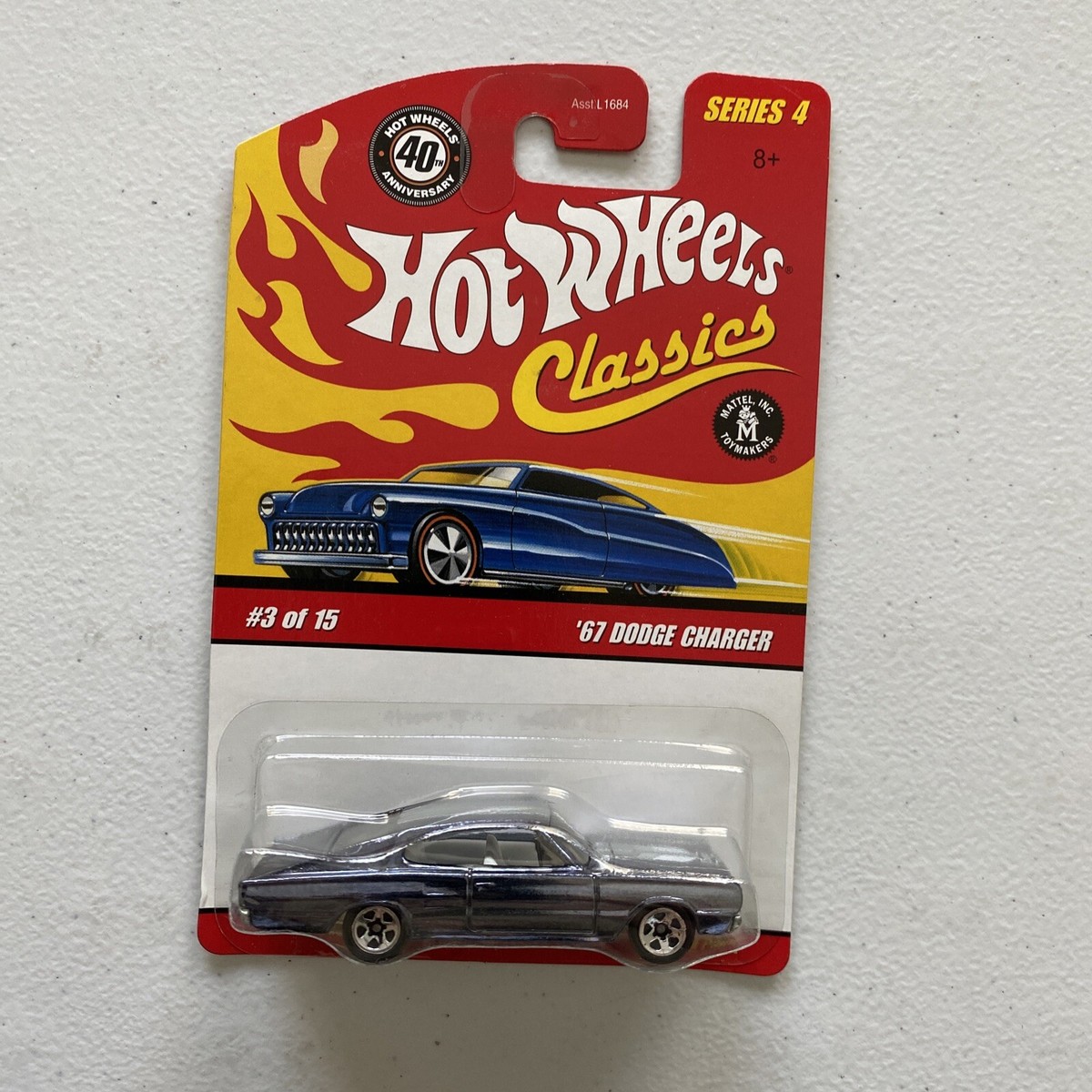 ミニカー Hot WHeels Classics 1967 Dodge Charger Hot Wheels Classics '67 Dodge Charger Series 4 #3/15 40th