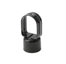 Black Chain Link Fence Loop Caps | 1 5/8" x 1 5/8" Pack of 10