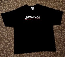 Vintage Donnie Darko T-Shirt Rare Horror 28:06:42:12 Black Delta Size XL🔥