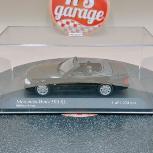 MINICHAMPS 1/43 Mercedes-Benz SL 500 R129 1999 black B66040415 Dealer Ed. - Picture 8 of 14