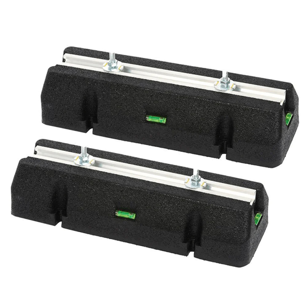 Consola de suelo 2 x base de amortiguación para aire acondicionado y bomba de calor
