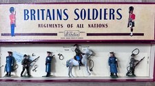 Britains: Very Rare Boxed Set 2187 - USSR Infantry  Cavalry. c1960. Near Mint