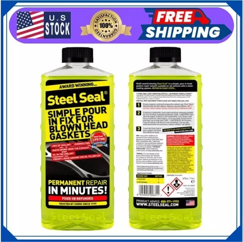 Head Gasket Sealer for 4 Cylinder Engines - Steel Seal