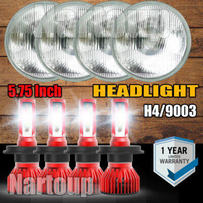 For Chevy Impala El Camino 5.75'' 5-3/4''LED Headlights High/Low Beam 4PCS