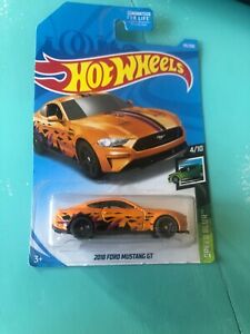 2019 Hot Wheels SPEED BLUR 4/10 2018 Ford Mustang GT Zamac #6