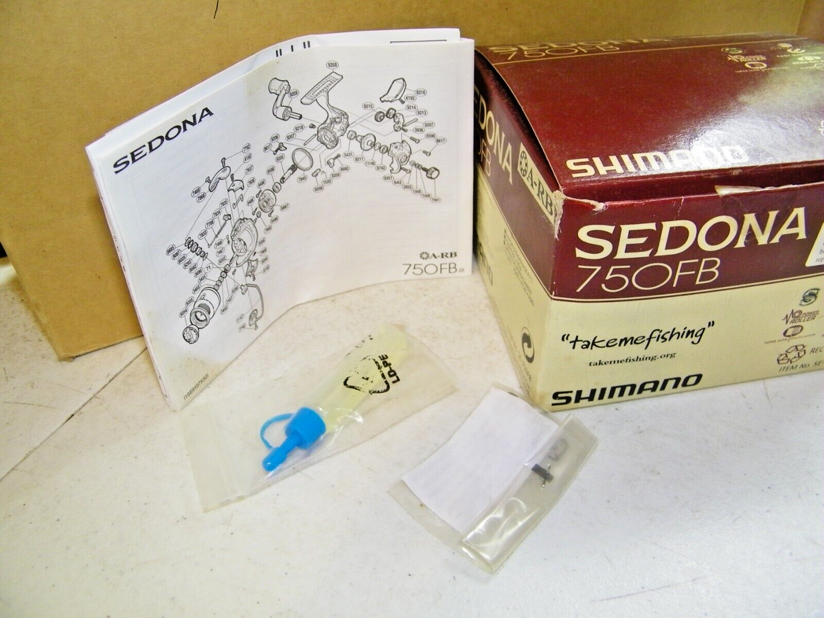 Shimano Sedona 750 FB Ultra-Light Spinning Reel BOX, MANUAL, TOOL