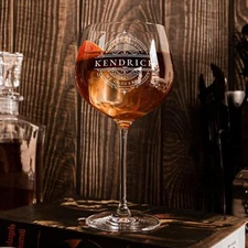 Engraved 780ml Gin - Slovakia Crystal Glass