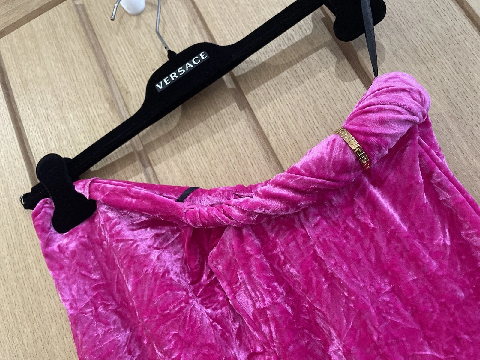 Pantaloni casual VERSACE taglia 8 (40) nuovissimi originali prezzo di ricambio £920 #j#