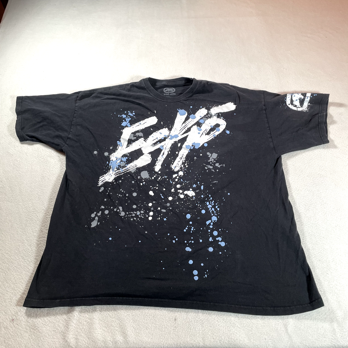 Ecko Unltd Y2K Shirt Mens 3XL Black Street Wear Rap Hip Hop Tee