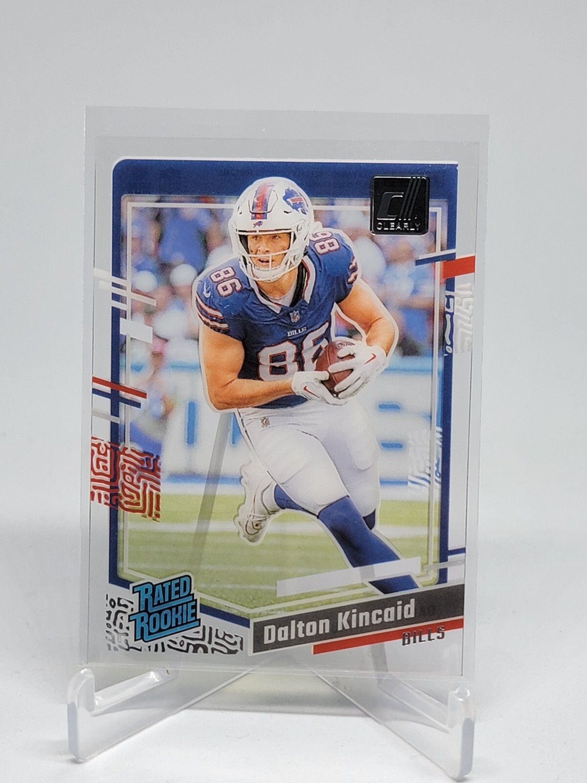 2023 Panini Clearly Donruss - Rated Rookie #57 Dalton Kincaid (RC) F5A
