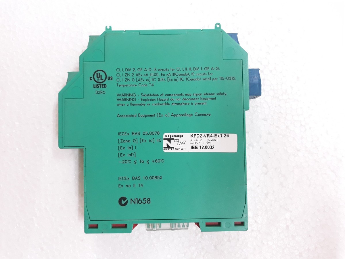 Pepperl Fuchs K-System KFD2-VR4-Ex126 Part No. 196355 | eBay