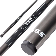GREY 58" 2-Piece Fiberglass Graphite Composite Billiard House/Bar Pool Cue Stick