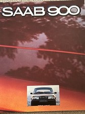 Saab 900 Range Car Sales Info Brochure From 1979 Frameable